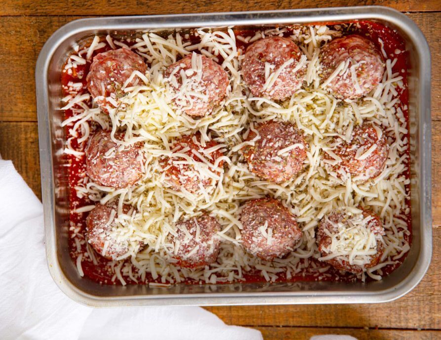 EASY MEATBALL CASSEROLE RECIPE