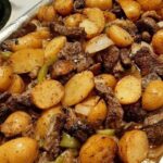 Garlic Butter steak and potato skillet