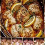 Crock Pot Lemon Garlic Butter Chicken