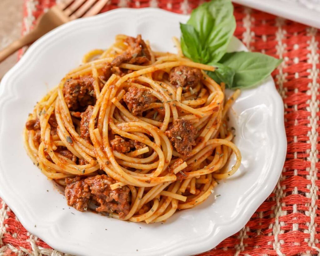 Old school spaghetti recipe